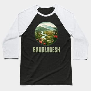 Bangladesh Baseball T-Shirt